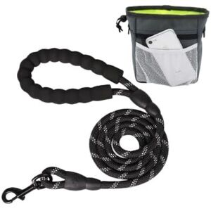 Dog Leash & Treat Pouch Bundle